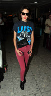 ALEXA CHUNG AT HEATHROW
