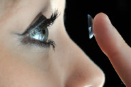 Woman almost suffers permanent eye damage by sleeping in contact lenses, Norwich, Norfolk, Britain - 26 Jul 2011
