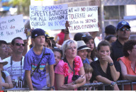 NY : PROTESTERS RALLY AGAINST DOMINIQUE STRAUSS-KAHN