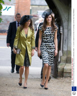 Sam Waley-Cohen and Annabel Ballin wedding, Lambourn, Berkshire, Britain - 11 Jun 2011