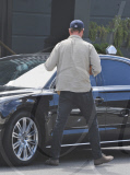 Liev Schreiber Finds a Parking Ticket on his Car After Lunch