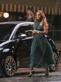 Jennifer Lopez Films A Night Scene For Fiat 500