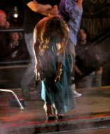 Jennifer Lopez Films A Night Scene For Fiat 500