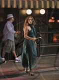 Jennifer Lopez Films A Night Scene For Fiat 500