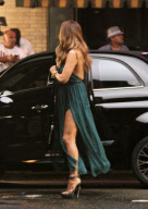 Jennifer Lopez Films A Night Scene For Fiat 500