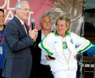 Caesars Palace welcomes Rod Stewart to kick-off his 2-year residency, Las Vegas, America - 24 Aug 2011