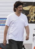 EXCLUSIVE FIRST PIX of Benicio Del Toro since birth of daughter