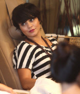 Vanessa Hudgens gets pampered at the salon