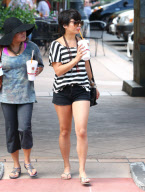 Vanessa Hudgens gets pampered at the salon