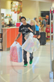 Pete Wentz and Bronx Go Toy Shopping at Target