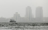 US-NEW YORK-IRENE-LANDFALL