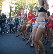 UKRAINE-KIEV-UNDERWEAR MODELS-PARADE