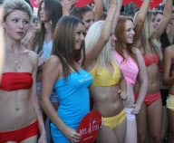 UKRAINE-KIEV-UNDERWEAR MODELS-PARADE