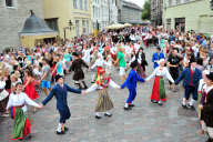 ESTONIA-TALINN-MARATHON DANCE-ENDS