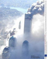 New York Police Department photographs of World Trade Center on 9/11, New York, America - 11 Sep 2001