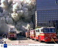 TERRORIST ATTACK ON THE WORLD TRADE CENTRE, NEW YORK, AMERICA - 11 SEP 2001