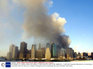 AFTERMATH OF PLANE CRASH INTO WORLD TRADE CENTRE, NEW YORK, AMERICA - 11 SEP 2001