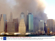 AFTERMATH OF PLANE CRASH INTO WORLD TRADE CENTRE, NEW YORK, AMERICA - 11 SEP 2001