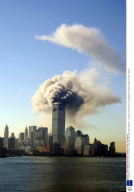 AFTERMATH OF TERRORIST ATTACKS ON WORLD TRADE CENTRE, NEW YORK, AMERICA - 11 SEP 2001