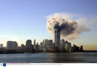 AFTERMATH OF TERRORIST ATTACKS ON WORLD TRADE CENTRE, NEW YORK, AMERICA - 11 SEP 2001