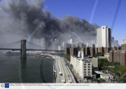 TERRORIST SUICIDE ATTACK ON THE WORLD TRADE CENTRE, NEW YORK, AMERICA - 11 SEP 2001