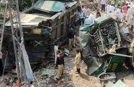 PAKISTAN-LAHORE-TRAIN COLLISION