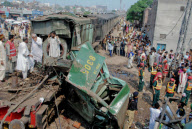 PAKISTAN-LAHORE-TRAIN COLLISION