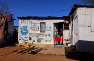 SOUTH AFRICA-SLUM-HOUSE