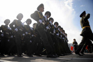 KYRGZSTAN-BISHKEK-INDEPENDENCE-MILITARY PARADE 