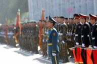 KYRGZSTAN-BISHKEK-INDEPENDENCE-MILITARY PARADE 