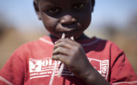 SOUTH AFRICA-SLUM-CHILDREN-TOY