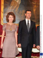 Syrian President Bashar al-Assad on visit to Vienna, Austria - 27 Apr 2009
