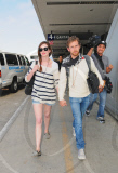 Anne Hathaway and Adam Schulman Arrive Holding Hands