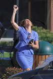*EXCLUSIVE* Jennifer Lopez can't hold her Excitment on the set of "Parker"