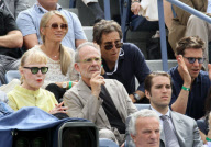 Celebrities Watch On During The Djokovic Vs Feder Tennis Match 
