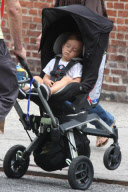 Johnny Knoxville and Family Shopping in SOHO