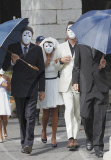 Emma de Caunes and Jamie Hewlett's wedding in Saint-Paul de Vence in the South of France.