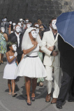 Emma de Caunes and Jamie Hewlett's wedding in Saint-Paul de Vence in the South of France.