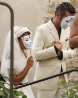 Emma de Caunes and Jamie Hewlett's wedding in Saint-Paul de Vence in the South of France.