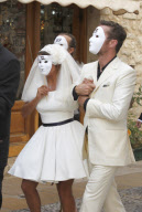 Emma de Caunes and Jamie Hewlett's wedding in Saint-Paul de Vence in the South of France.