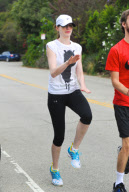Anne Hathaway and Adam Shulman Hike at Runyon Canyon