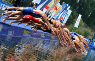 CHINA-BEIJING-TRIATHLON-2011 ITU WORLD CHAMPIONSHIP SERIES-ELITE WOMEN(CN) 