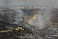 Waldbrand im Touristenort Fuengirola