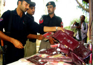PAKISTAN-PESHAWAR-SEIZED DRUGS