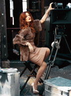 La actriz Drew Barrymore protagoniza la campa¿a 'El arte de la moda' de la exclusiva tienda americana  Neiman Marcus.