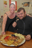 Man becomes first person to eat world's biggest English breakfast, Corby, Northamptonshire, Britain - 12 Sep 2011