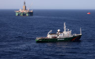 Greenpeace battles Artic oil companies