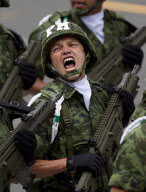 MEXICO-INDEPENDENCE DAY-CELEBRATION-MILITARY PARADE