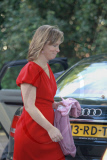 Dutch royal family members attend the baptism of Paola Cecilia Laurentien ten Cate
