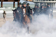 NETHERLANDS-SCHEVENINGEN-CAVALRY-PRICEDAY-TRAINING